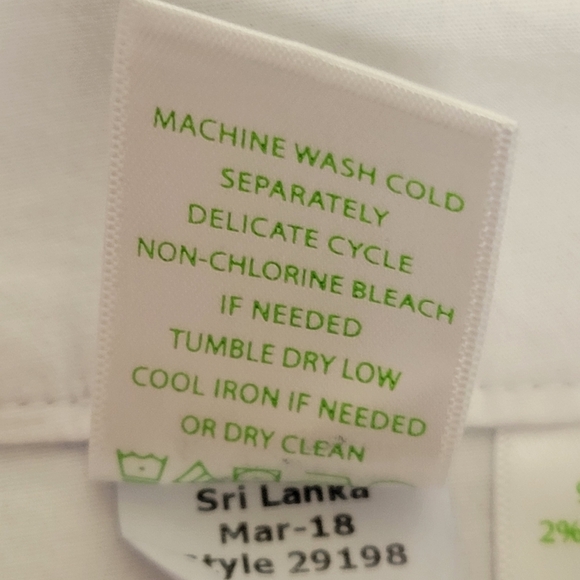 Lilly Pulitzer Sadie Stretch Crop Chino Pants Size 8. - Picture 11 of 11